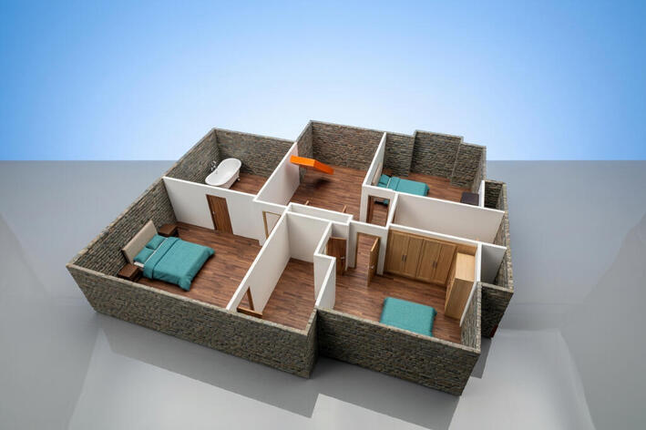 floor using progecad